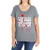 this is my zombie killing Ladies Curvy T-Shirt