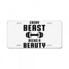 Every Beast Needs a Beauty License Plate