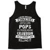 Super Cool Pops Of A Freaking Awesome Grandson Tank Top