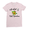 world's best grandma Ladies Fitted T-Shirt