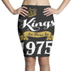 kings are born in 1975 Pencil Skirts