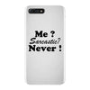 me sarcastic never iPhone 7 Plus Case
