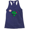 zombie cartoon Racerback Tank