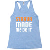 strava made me do it Racerback Tank