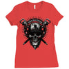 skull Ladies Fitted T-Shirt