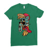 old skul dude Ladies Fitted T-Shirt