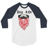 pug life 3/4 Sleeve Shirt