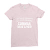 commassavenavy Ladies Fitted T-Shirt