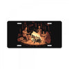 campfire License Plate