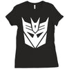 deceptacons logo printed Ladies Fitted T-Shirt