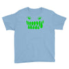 fun monster face, eat, beast, Youth Tee