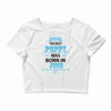 The Best Poppy Was Born In June Crop Top