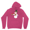 smiling snowman holding out christmas Unisex Hoodie