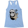 hockey mask halloween Racerback Tank