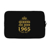 queens are born in 1965 Laptop sleeve