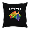 Vote Yes, Australian Marriage Equality Throw Pillow