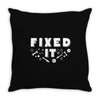Broke It - Fixed It Throw Pillow