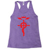 fma full metal alchemist cross inspired ladies Racerback Tank