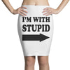 im with stupid t shirt t shirt funny t shirt cool tshirt funny shirt t Pencil Skirts