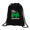 t rex hasst liegest&uuml;tze Drawstring Bags