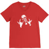 devil horns V-Neck Tee