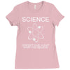 science doesn't care what you believe funny Ladies Fitted T-Shirt