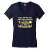 I Love Someone with Sarcoma Cancer to The Moon and Back to Infinity Women's V-Neck T-Shirt