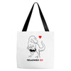 pregnant rex black color Tote Bags