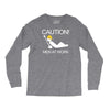 caution men at work Long Sleeve Shirts