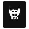 man beard funny mens Mousepad