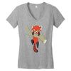 red panda Women's V-Neck T-Shirt