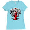spray the towwn Ladies Fitted T-Shirt