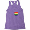LGBT Pocket Rainbow Colors Racerback Tank