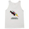 never give up poster Tank Top