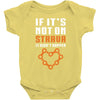 if it's not on strava it didn't happen Baby Bodysuit