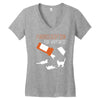 purrscription cats Women's V-Neck T-Shirt