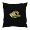 caffeine high Throw Pillow