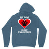 my dog is my valentine (2) Hoodie