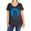 reynholm industries Ladies Curvy T-Shirt