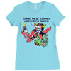 lion mouth hands Ladies Fitted T-Shirt