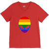 alien lgbt V-Neck Tee