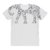elephant filled pattern cool All Over Women's T-shirt