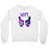 galaxy cartoon hands dope Crewneck Sweatshirt