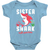 sister shark doo doo doo family matching Baby Bodysuit