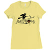 happy halloween Ladies Fitted T-Shirt