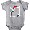 sagittarius rose Baby Bodysuit