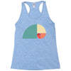 fibonacci golden ratio colorful Racerback Tank