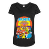 jamie and the magic torch cult funny retro Maternity Scoop Neck T-shirt