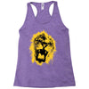 lion yellow Racerback Tank