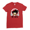 saiyan ramen Ladies Fitted T-Shirt